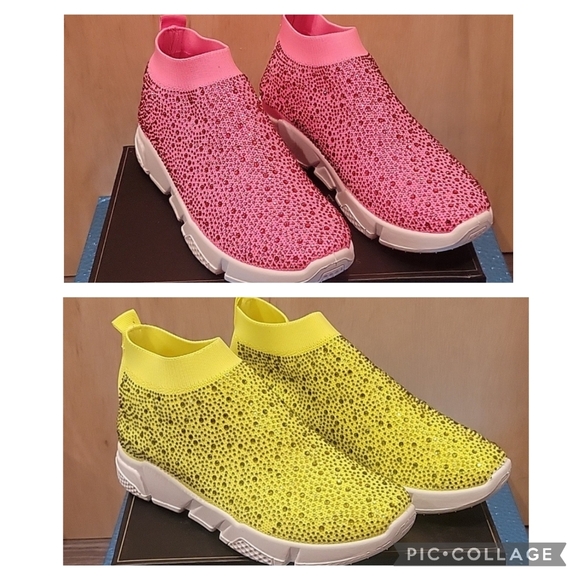 Azalea Wang Diamond Sneakers - Picture 1 of 1